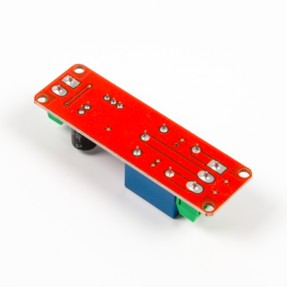 Одноканальное реле с задержкой времени NE555, 5в красная плата